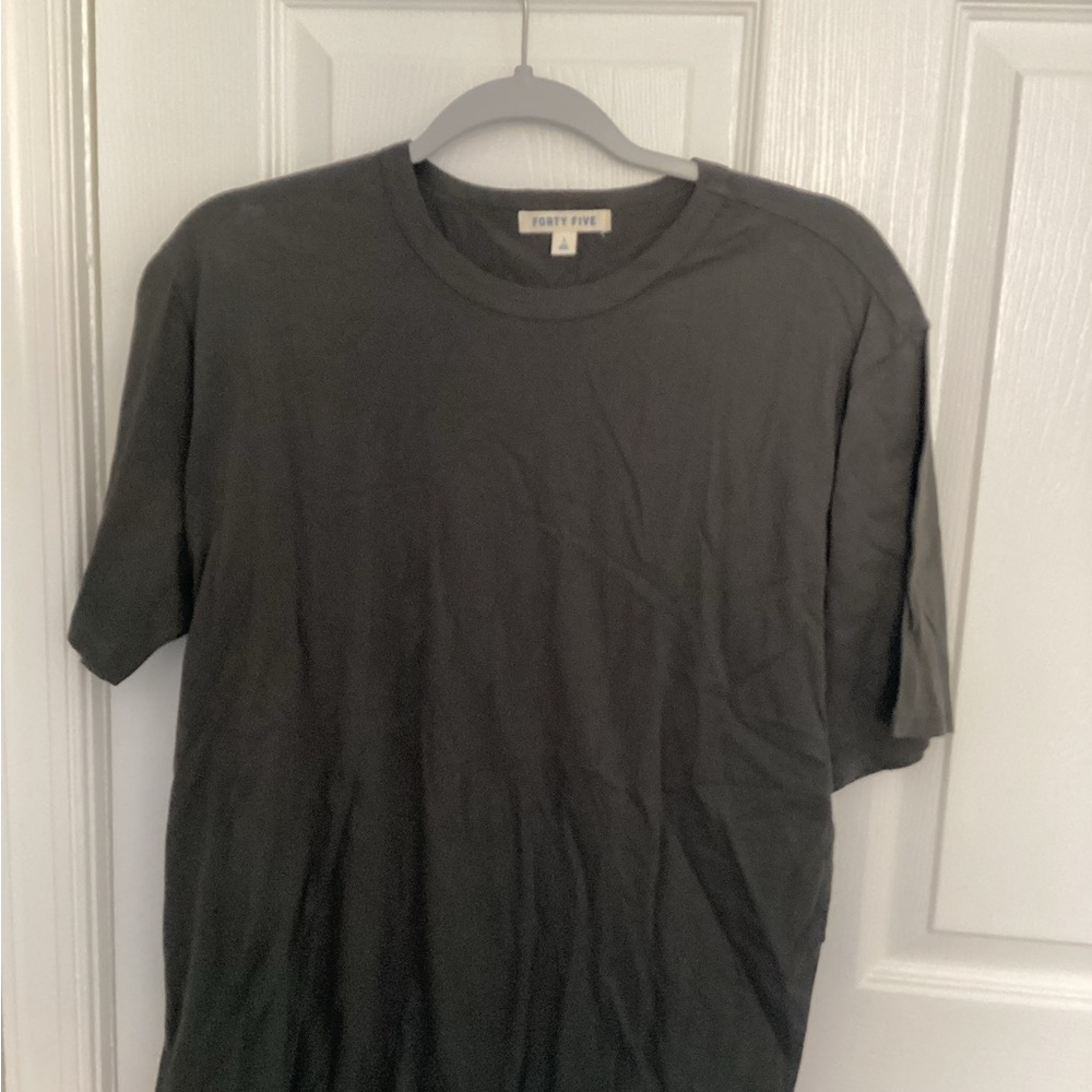 Men's Charcoal Grey Crew Neck Tee